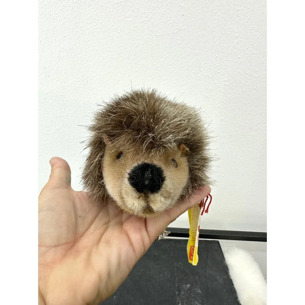 Steiff Joggi Hedgehog vintage 80s small stuffed plush 1675/13